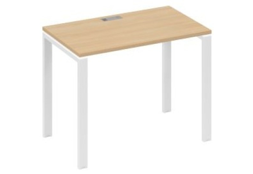 Стол письменный Мира Нумо, цвет натуральный дуб + белый