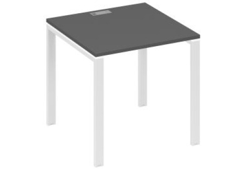 Стол письменный Мира Нумо, цвет антрацит премиум + белый