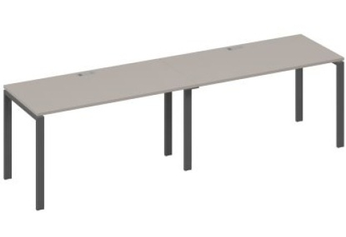 Рабочая станция (2х140) Мира Нумо, цвет мокко премиум + антрацит