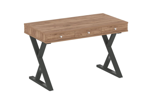 Стол письменный, цвет дуб табак + антрацит