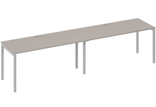 Рабочая станция 2х160 Мира Лофт, цвет мокко премиум + серый