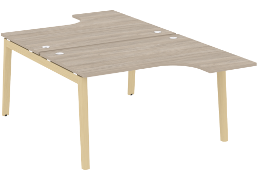 Рабочая станция эргономичная, цвет дуб аттик