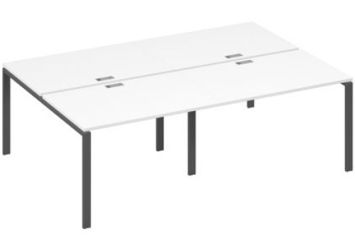 Рабочая станция (4х120) Мира Нумо, цвет белый премиум + антрацит