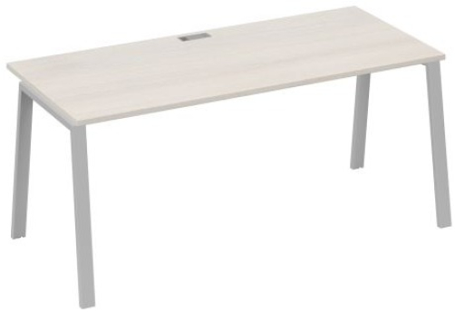 Стол письменный Мира Трио, цвет дуб шамони + серый