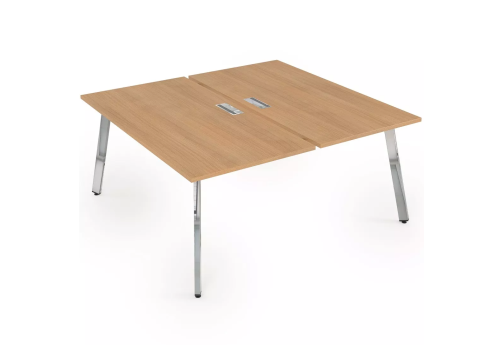 Стол на 2 рабочих места, цвет романо