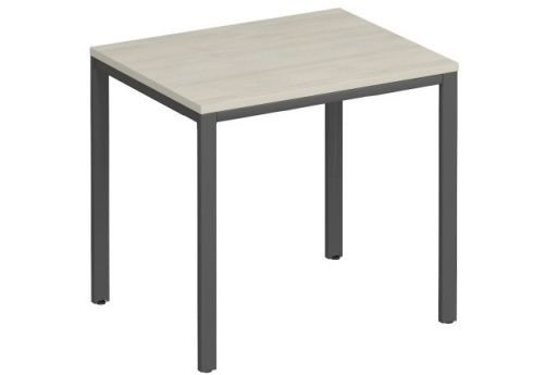 Стол письменный на металлокаркасе Прайм Металл 25, цвет шамони светлый + антрацит