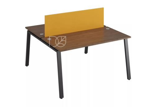 Стол на 2 рабочих места (с просветом), цвет дуб Аризона