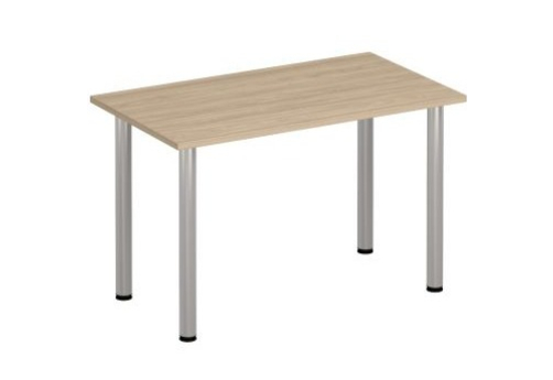 Стол письменный на хромированных опорах Тарли Хром, цвет вяз светлый
