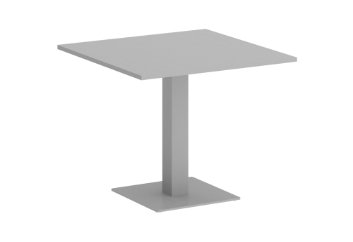Стол для переговоров квадратный, цвет серый