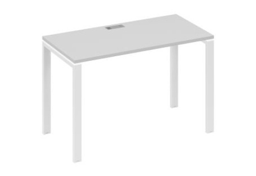 Стол письменный Мира Нумо, цвет серый + белый