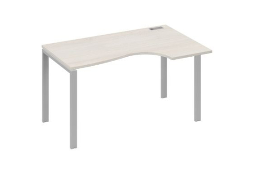 Стол эргономичный правый Мира Нумо, цвет дуб шамони + серый
