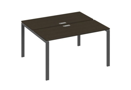 Рабочая станция (2х140) Мира Нумо, цвет венге + антрацит