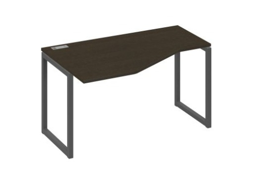 Стол эргономичный левый Мира Одри, цвет венге + антрацит