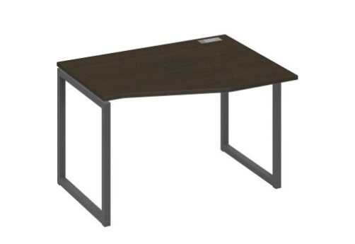 Стол эргономичный правый Мира Одри, цвет венге + антрацит