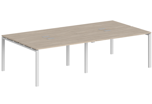 Рабочая станция Индиго Сет, цвет дуб светлый + белый