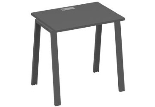 Стол письменный Мира Трио, цвет антрацит премиум + антрацит