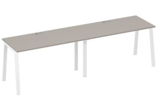 Станция рабочая 2х140 Мира Трио, цвет мокко премиум + белый