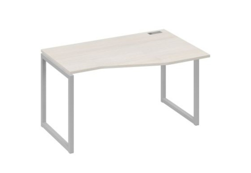 Стол эргономичный правый Мира Одри, цвет дуб шамони + серый