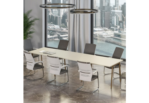 Стол переговорный (двойной) Макси Офис, цвет сатин