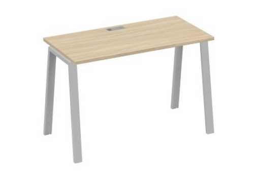 Стол письменный Мира Трио, цвет дуб скандинавский + серый
