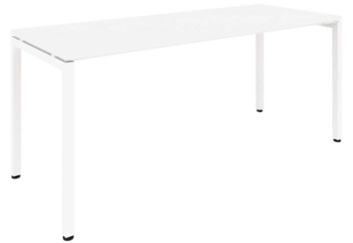 Стол рабочий Брента, цвет белый + белый