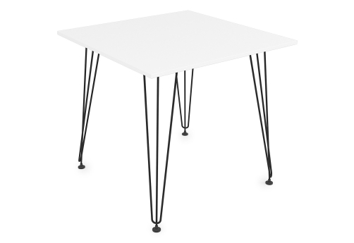 Стол обеденный квадратный Мальта, цвет белый