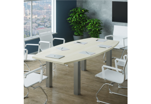 Стол для переговоров Грация, цвет клен