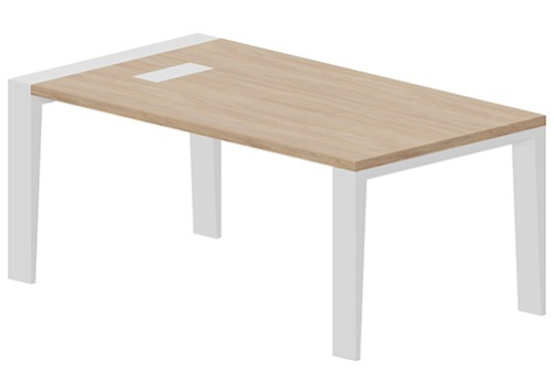 Стол руководителя Вайтен, цвет светлый дуб