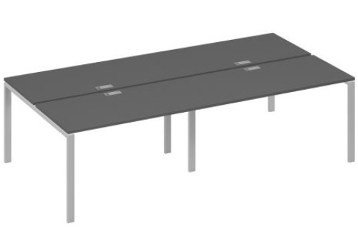 Рабочая станция (4х140) Мира Нумо, цвет антрацит премиум + серый