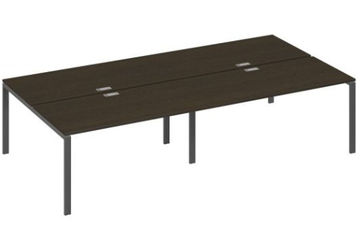 Рабочая станция (4х160) Мира Нумо, цвет венге + антрацит