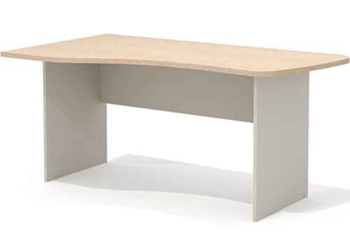 Стол эргономичный левый Джерси, цвет дуб