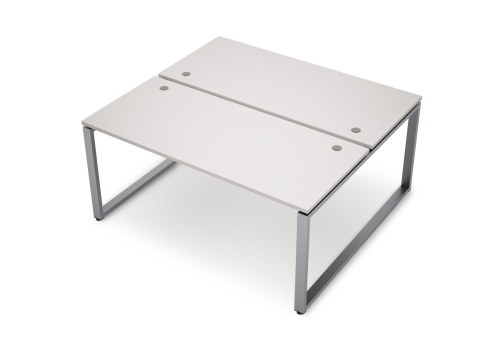 Бенч-система на 2 рабочих места Деко Опера, цвет белый