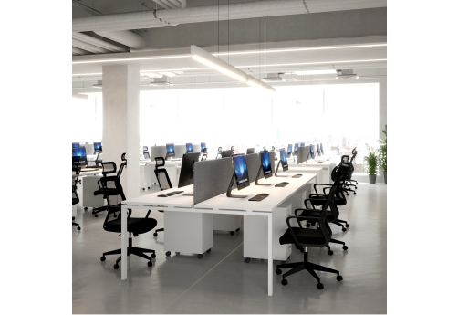 Рабочая станция Индиго Сет, цвет белый + белый