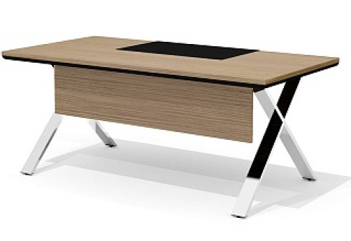 Стол руководителя с бюваром Адриатика, цвет орех