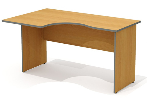 Стол эргономичный левый Колибри, цвет ольха