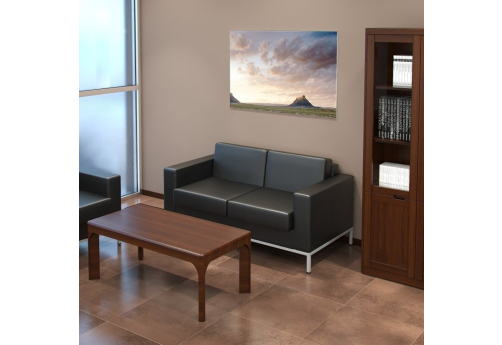 Стол кофейный Амати, цвет темный орех