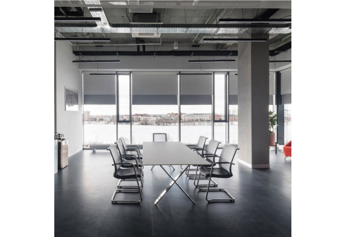 Стол для переговоров Астер, цвет белый