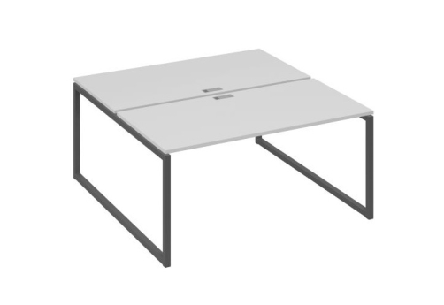 Рабочая станция (2х160) Мира Одри, цвет серый + антрацит