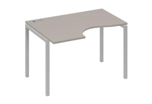 Стол эргономичный левый Классика Мира Лофт, цвет мокко премиум + серый