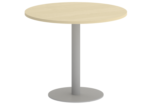 Стол для переговоров круглый, цвет клен