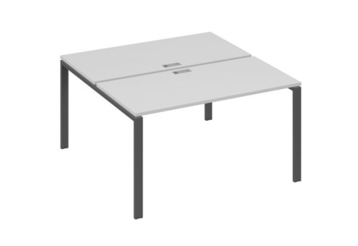 Рабочая станция (2х140) Мира Нумо, цвет серый + антрацит