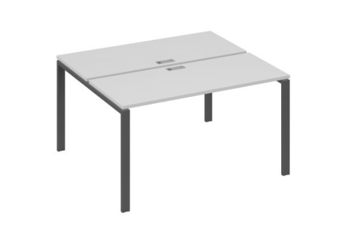 Рабочая станция (2х140) Мира Нумо, цвет серый + антрацит