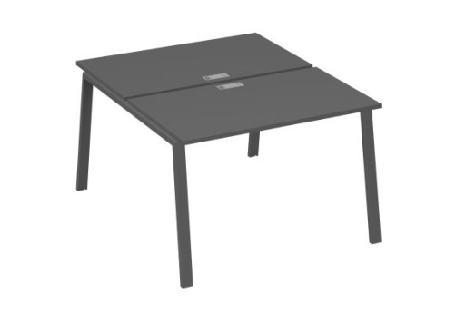 Рабочая станция 2х120 Мира Трио, цвет антрацит премиум + антрацит