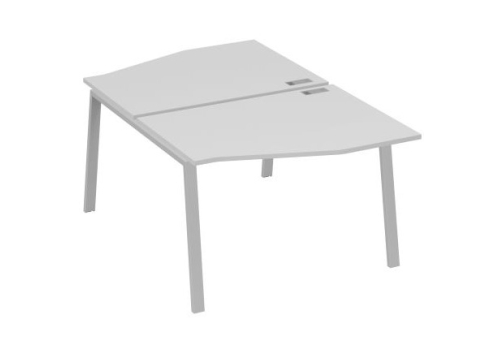 Станция рабочая эргономичная 2х120 Мира Трио, цвет серый + серый