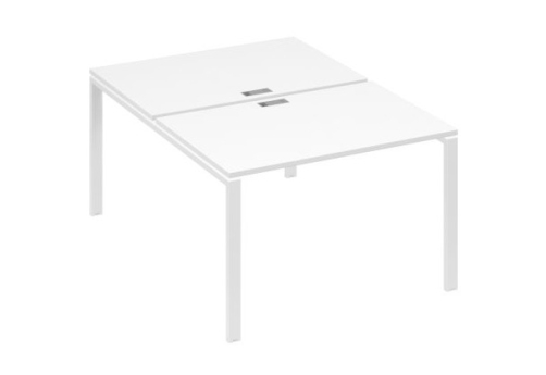 Рабочая станция (2х120) Мира Нумо, цвет белый премиум + белый