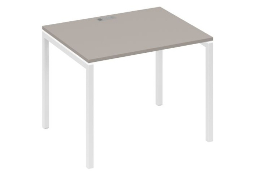 Стол письменный Мира Лофт, цвет мокко премиум + белый