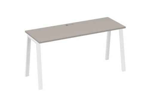 Стол письменный Мира Трио, цвет мокко премиум + белый