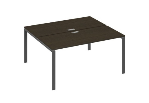 Рабочая станция (2х160) Мира Нумо, цвет венге + антрацит