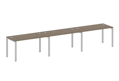 Стол на 3 рабочих места, цвет вяз