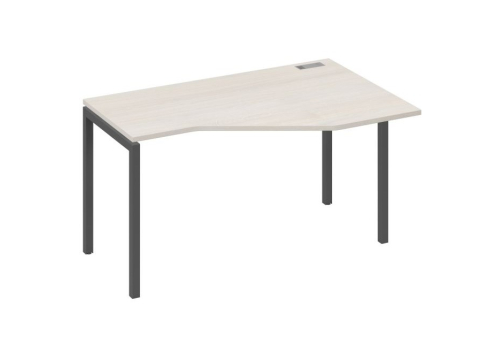 Стол эргономичный правый Техно Мира Лофт, цвет дуб шамони + антрацит